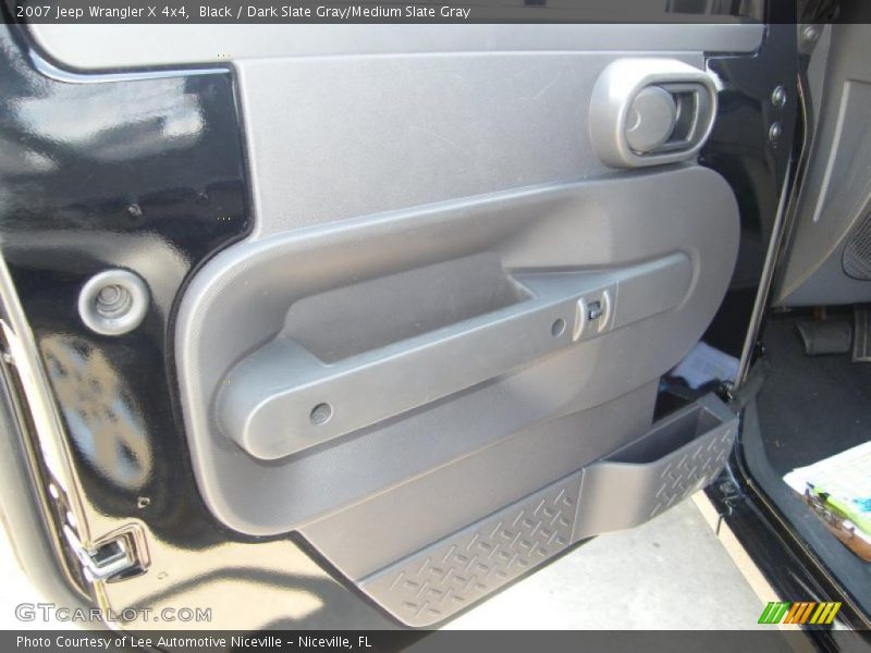 Black / Dark Slate Gray/Medium Slate Gray 2007 Jeep Wrangler X 4x4