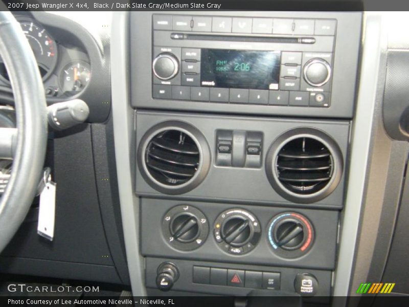 Black / Dark Slate Gray/Medium Slate Gray 2007 Jeep Wrangler X 4x4