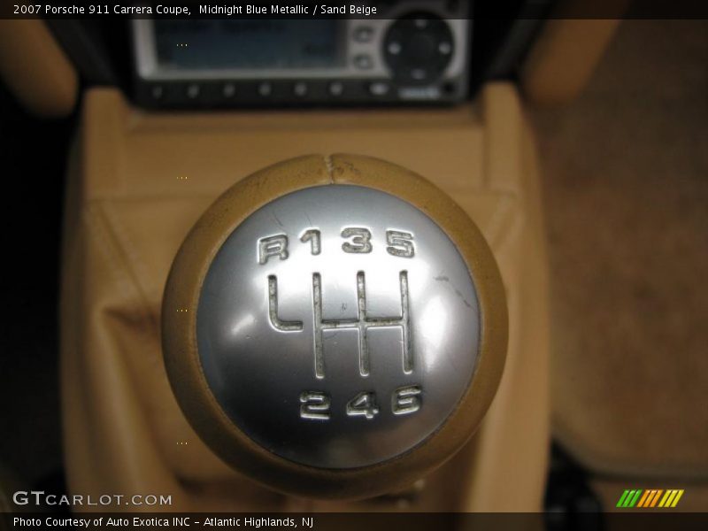 Midnight Blue Metallic / Sand Beige 2007 Porsche 911 Carrera Coupe