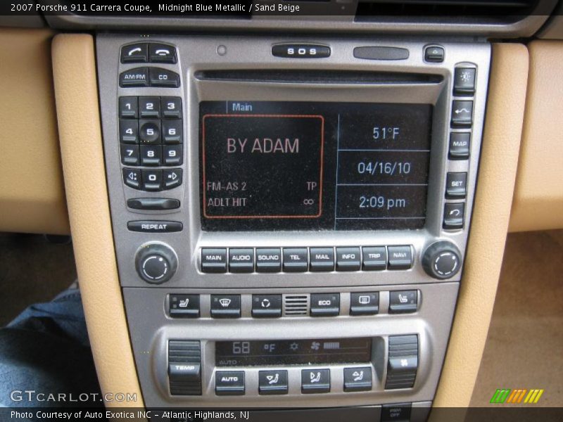 Midnight Blue Metallic / Sand Beige 2007 Porsche 911 Carrera Coupe