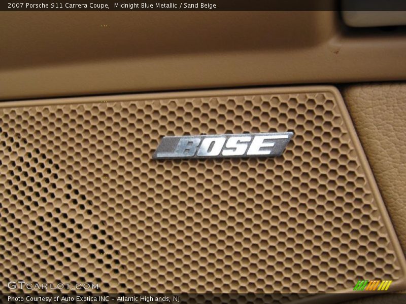 Midnight Blue Metallic / Sand Beige 2007 Porsche 911 Carrera Coupe