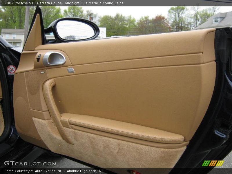 Midnight Blue Metallic / Sand Beige 2007 Porsche 911 Carrera Coupe
