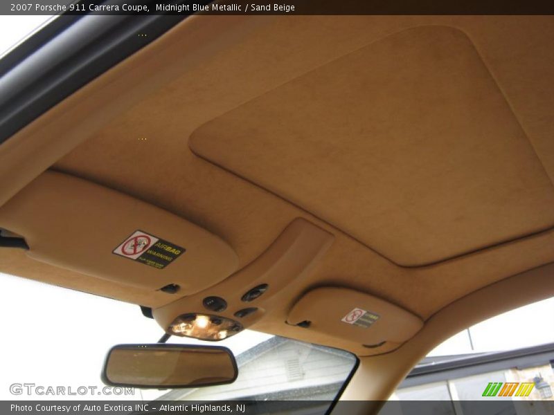 Midnight Blue Metallic / Sand Beige 2007 Porsche 911 Carrera Coupe