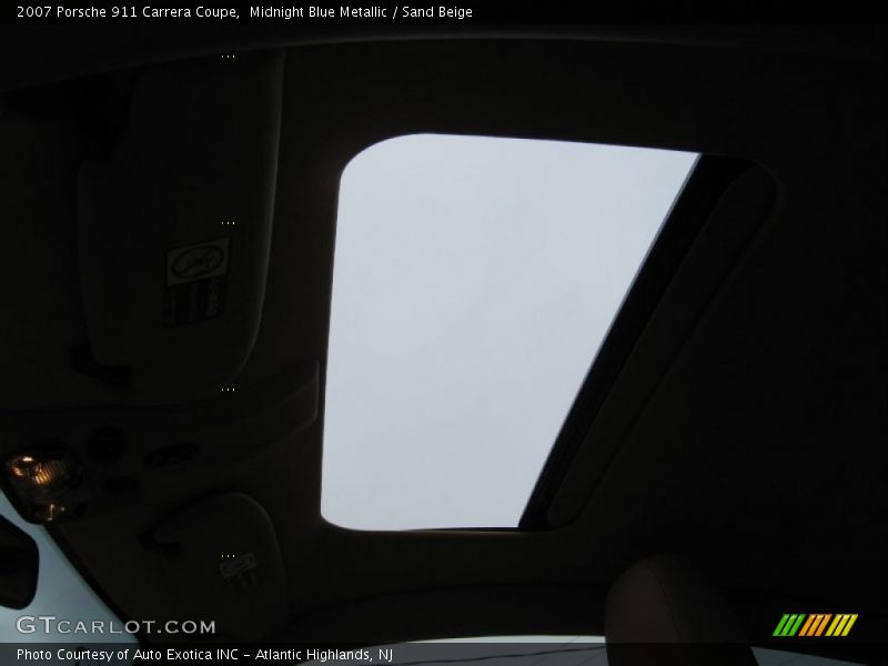 Midnight Blue Metallic / Sand Beige 2007 Porsche 911 Carrera Coupe