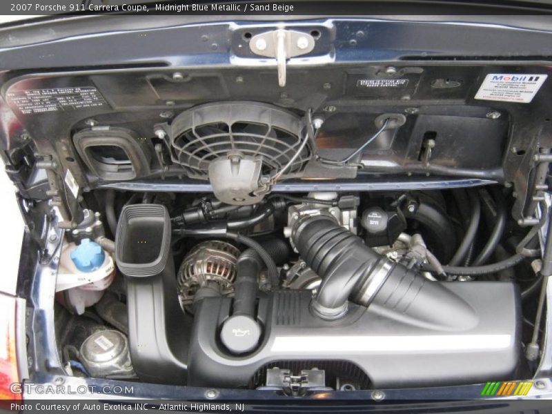 Midnight Blue Metallic / Sand Beige 2007 Porsche 911 Carrera Coupe