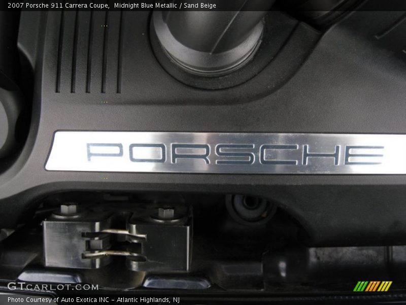 Midnight Blue Metallic / Sand Beige 2007 Porsche 911 Carrera Coupe