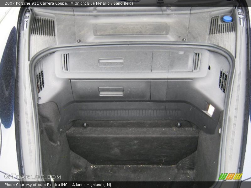 Midnight Blue Metallic / Sand Beige 2007 Porsche 911 Carrera Coupe