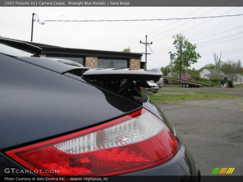 Midnight Blue Metallic / Sand Beige 2007 Porsche 911 Carrera Coupe