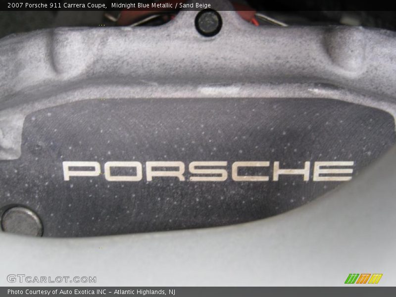 Midnight Blue Metallic / Sand Beige 2007 Porsche 911 Carrera Coupe