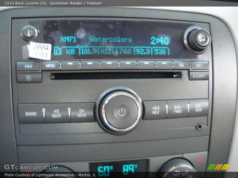 Quicksilver Metallic / Titanium 2010 Buick Lucerne CXL