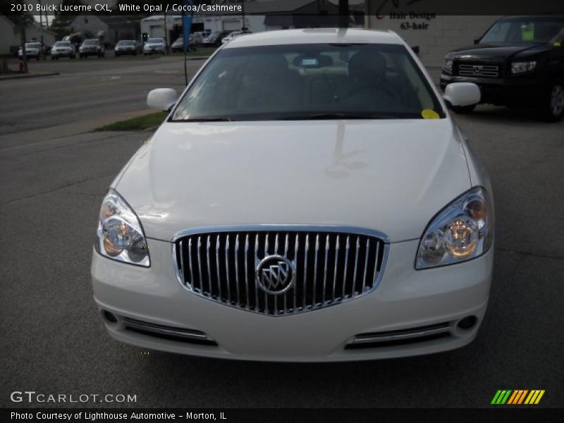 White Opal / Cocoa/Cashmere 2010 Buick Lucerne CXL