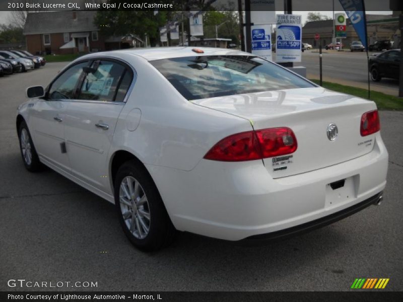 White Opal / Cocoa/Cashmere 2010 Buick Lucerne CXL