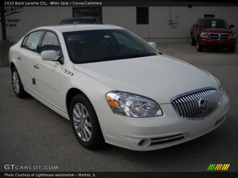 White Opal / Cocoa/Cashmere 2010 Buick Lucerne CXL