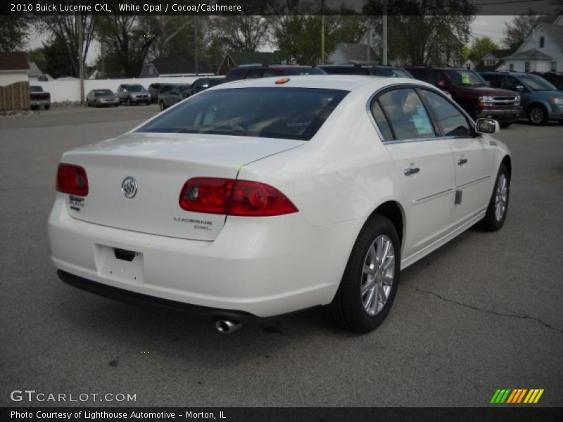 White Opal / Cocoa/Cashmere 2010 Buick Lucerne CXL