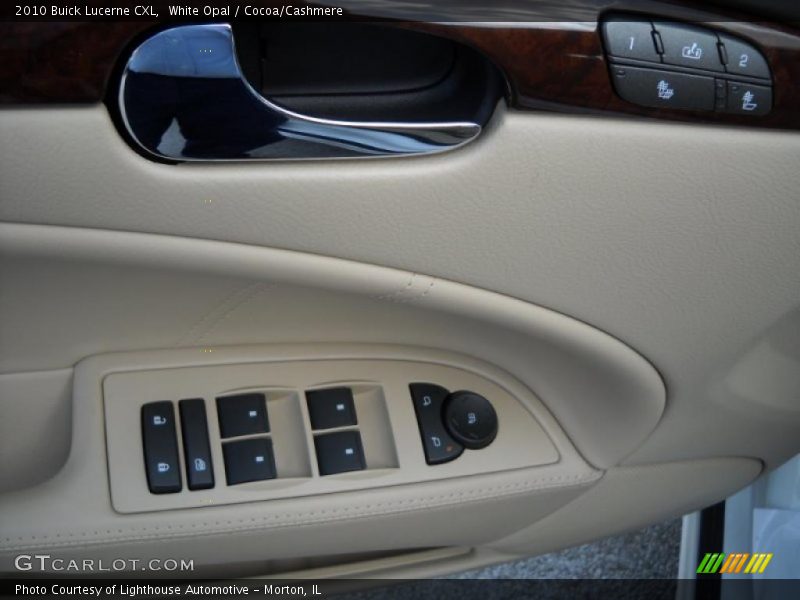 White Opal / Cocoa/Cashmere 2010 Buick Lucerne CXL