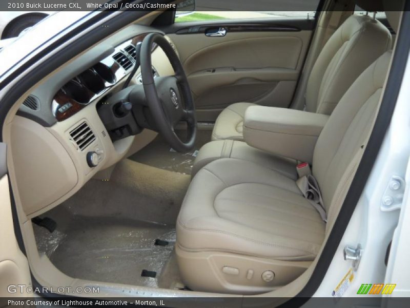 White Opal / Cocoa/Cashmere 2010 Buick Lucerne CXL