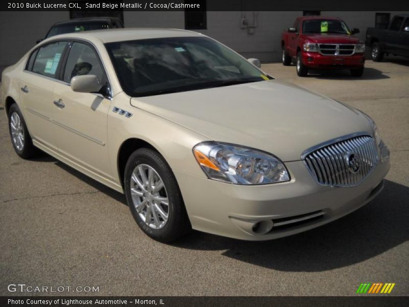 Sand Beige Metallic / Cocoa/Cashmere 2010 Buick Lucerne CXL
