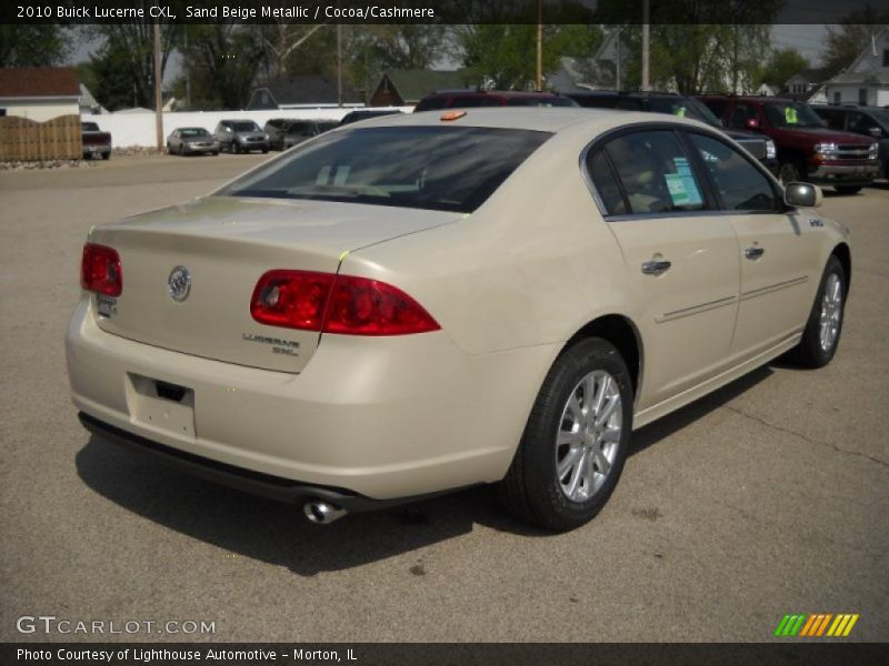 Sand Beige Metallic / Cocoa/Cashmere 2010 Buick Lucerne CXL