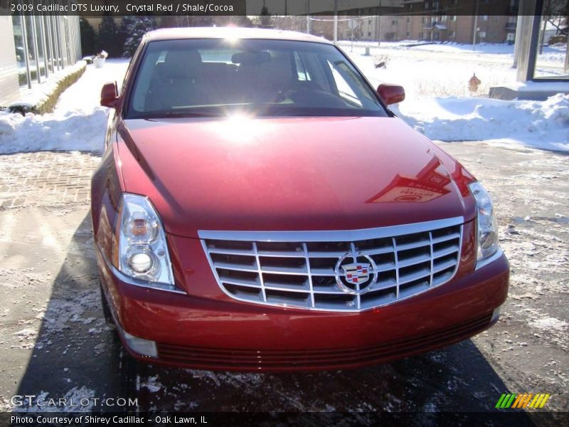 Crystal Red / Shale/Cocoa 2009 Cadillac DTS Luxury