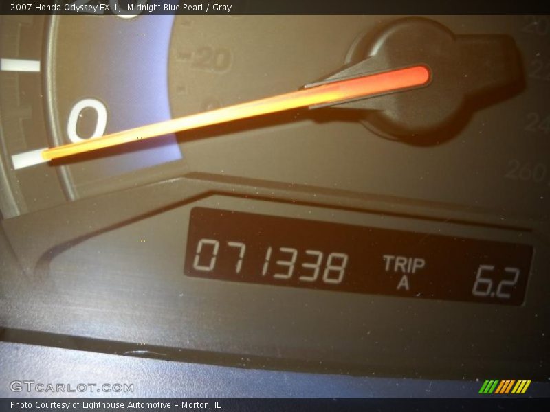 Midnight Blue Pearl / Gray 2007 Honda Odyssey EX-L