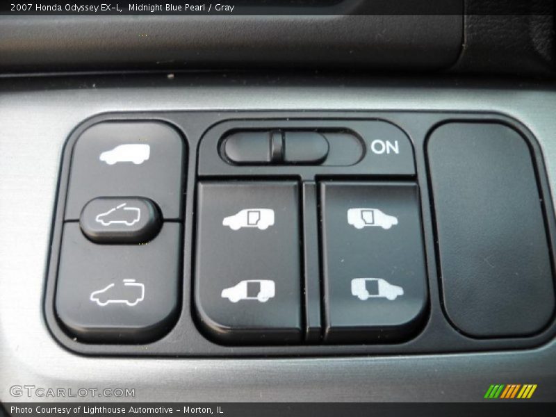 Midnight Blue Pearl / Gray 2007 Honda Odyssey EX-L