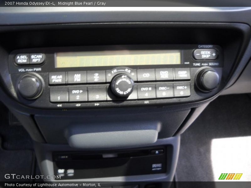 Midnight Blue Pearl / Gray 2007 Honda Odyssey EX-L