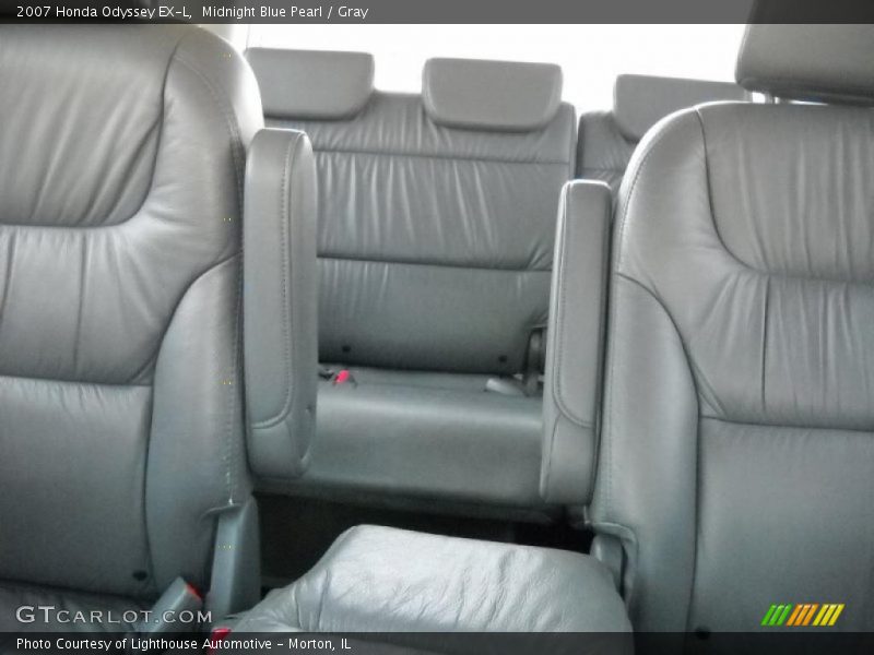Midnight Blue Pearl / Gray 2007 Honda Odyssey EX-L