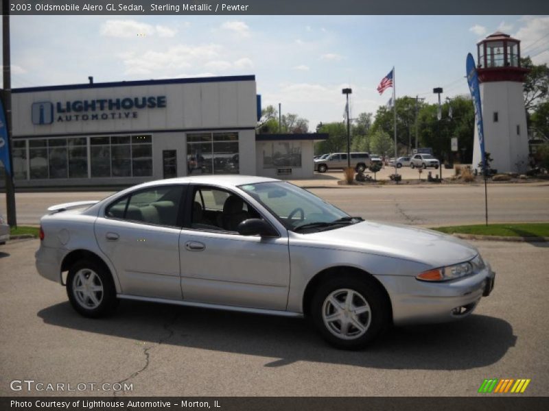 Sterling Metallic / Pewter 2003 Oldsmobile Alero GL Sedan