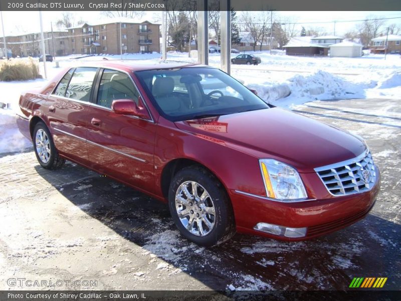 Crystal Red / Shale/Cocoa 2009 Cadillac DTS Luxury