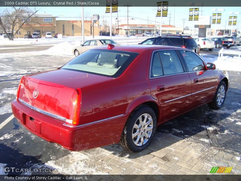 Crystal Red / Shale/Cocoa 2009 Cadillac DTS Luxury