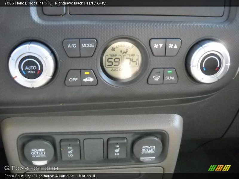 Nighthawk Black Pearl / Gray 2006 Honda Ridgeline RTL