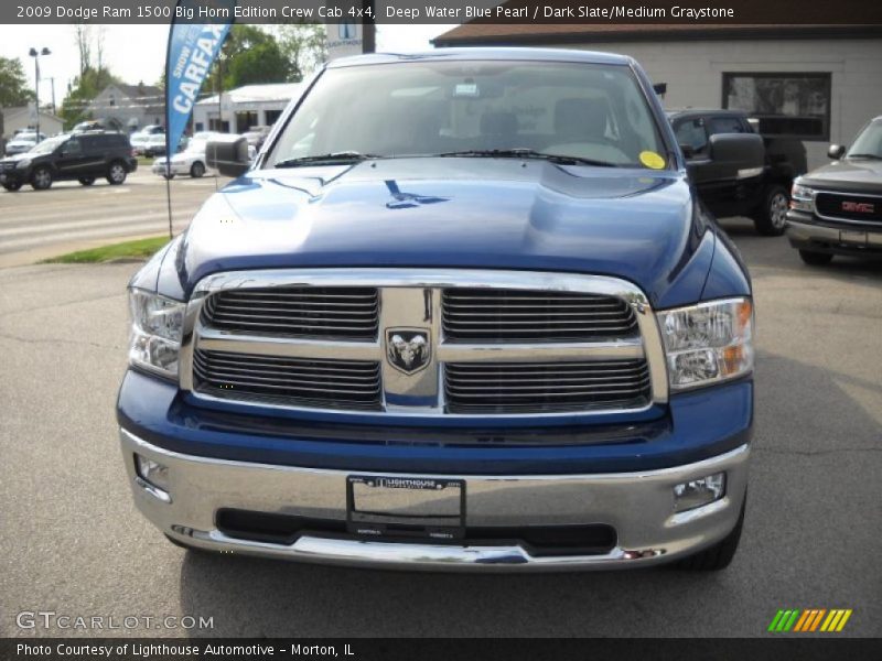 Deep Water Blue Pearl / Dark Slate/Medium Graystone 2009 Dodge Ram 1500 Big Horn Edition Crew Cab 4x4