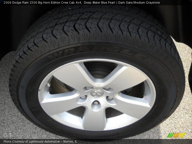 Deep Water Blue Pearl / Dark Slate/Medium Graystone 2009 Dodge Ram 1500 Big Horn Edition Crew Cab 4x4