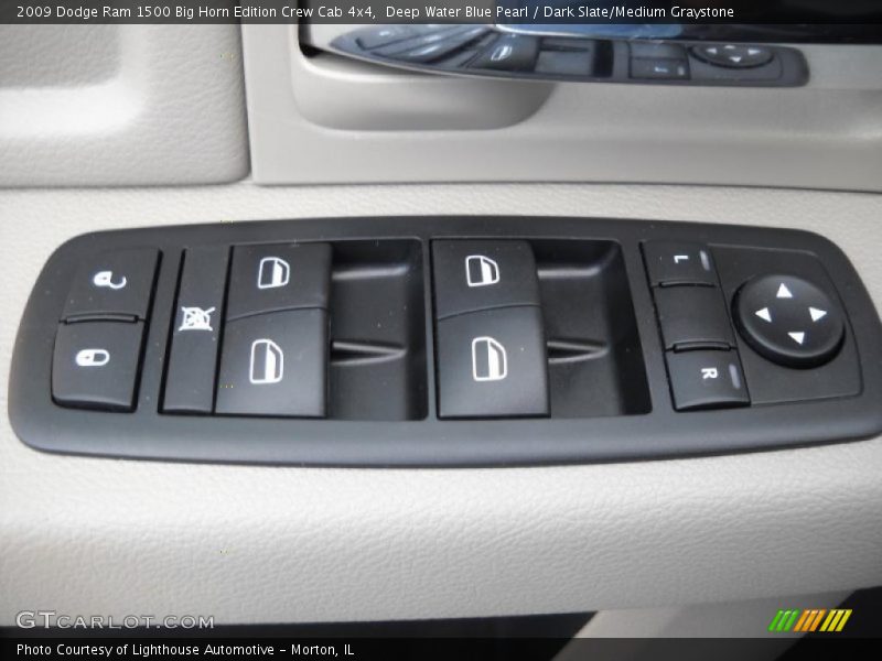 Deep Water Blue Pearl / Dark Slate/Medium Graystone 2009 Dodge Ram 1500 Big Horn Edition Crew Cab 4x4