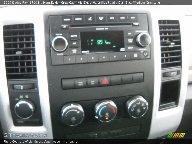 Deep Water Blue Pearl / Dark Slate/Medium Graystone 2009 Dodge Ram 1500 Big Horn Edition Crew Cab 4x4