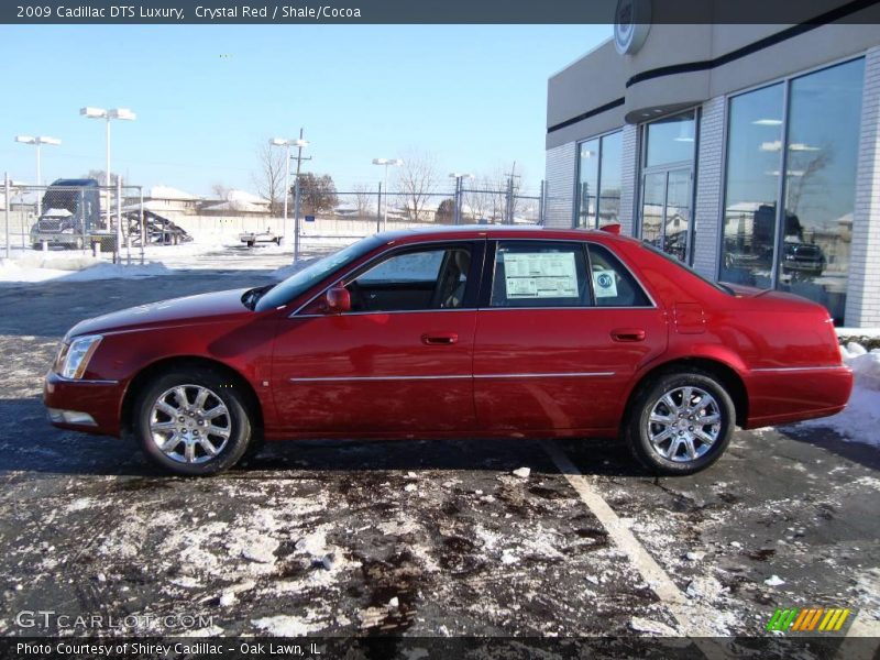 Crystal Red / Shale/Cocoa 2009 Cadillac DTS Luxury
