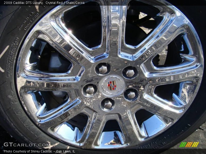 Crystal Red / Shale/Cocoa 2009 Cadillac DTS Luxury