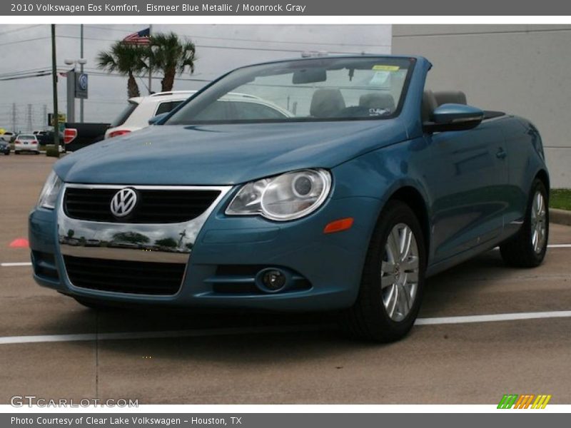 Eismeer Blue Metallic / Moonrock Gray 2010 Volkswagen Eos Komfort