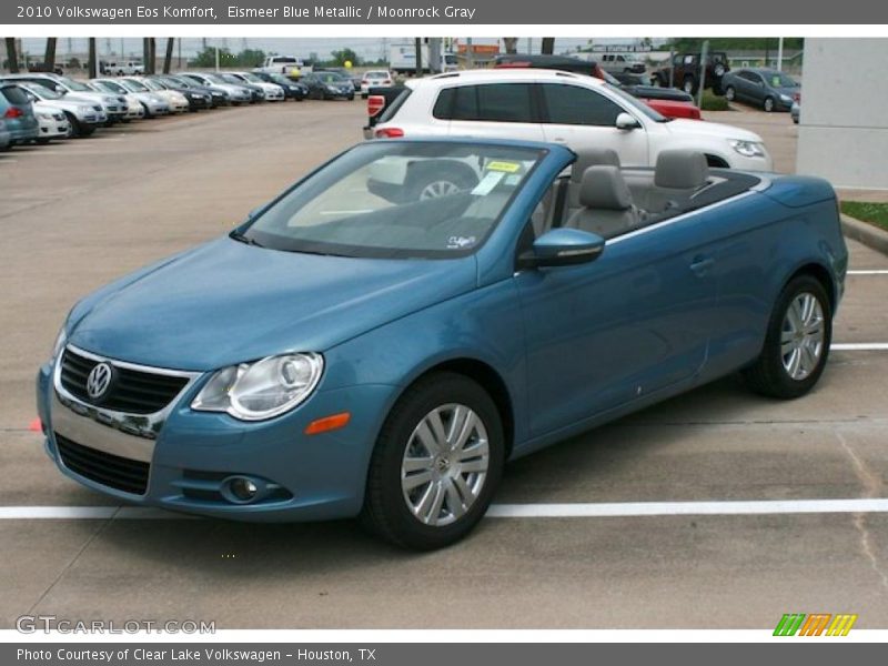 Eismeer Blue Metallic / Moonrock Gray 2010 Volkswagen Eos Komfort