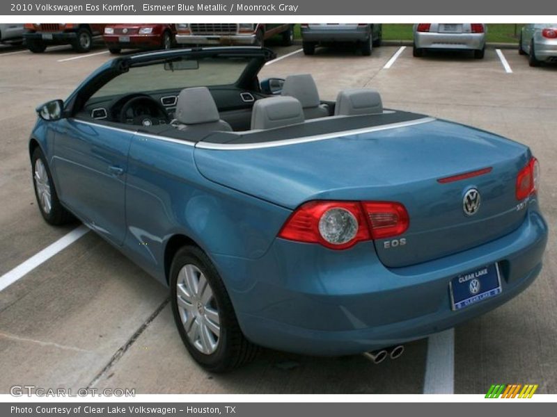 Eismeer Blue Metallic / Moonrock Gray 2010 Volkswagen Eos Komfort