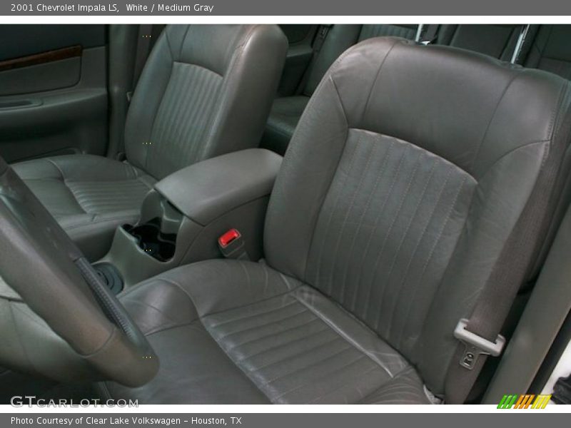 White / Medium Gray 2001 Chevrolet Impala LS