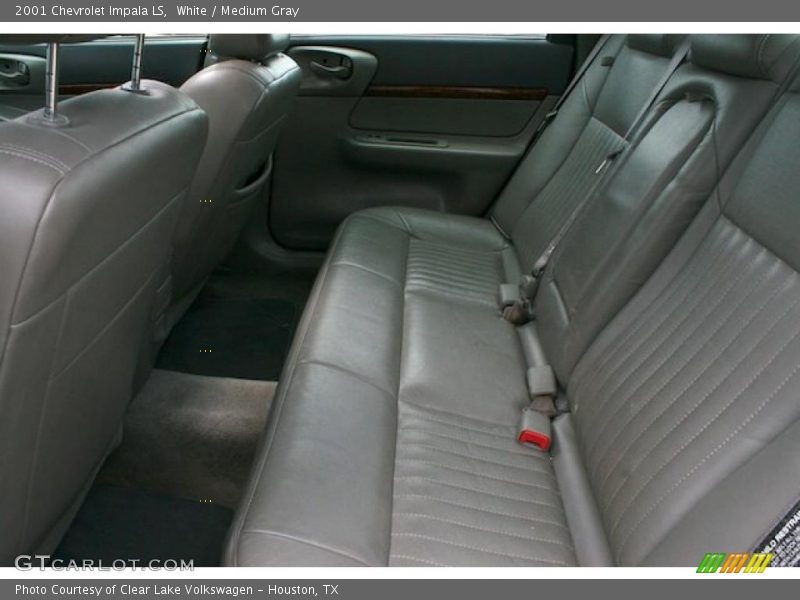 White / Medium Gray 2001 Chevrolet Impala LS