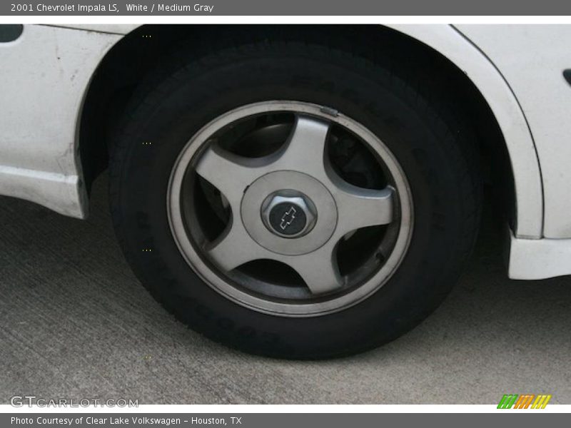 White / Medium Gray 2001 Chevrolet Impala LS
