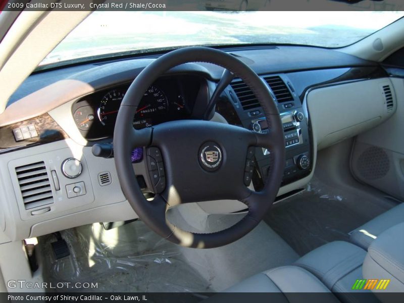 Crystal Red / Shale/Cocoa 2009 Cadillac DTS Luxury