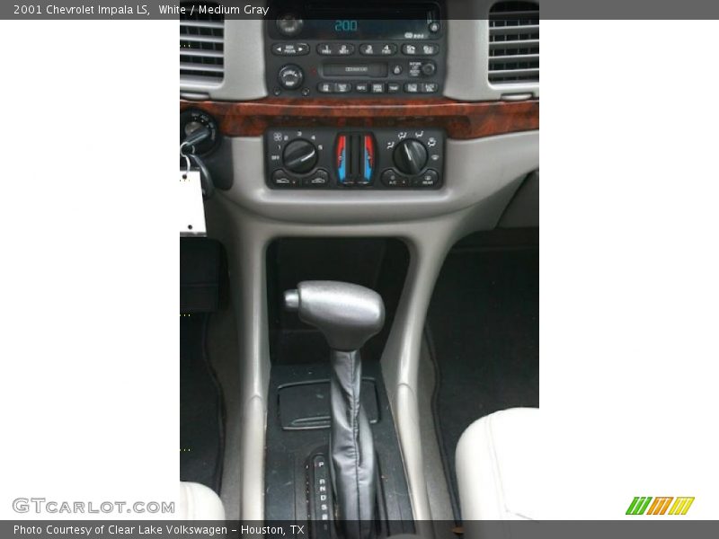White / Medium Gray 2001 Chevrolet Impala LS