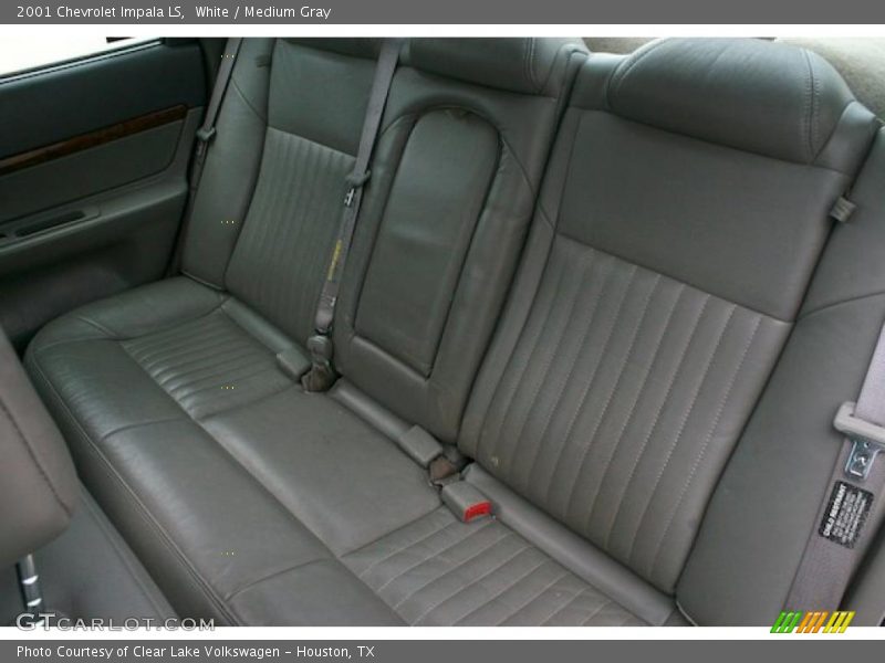 White / Medium Gray 2001 Chevrolet Impala LS