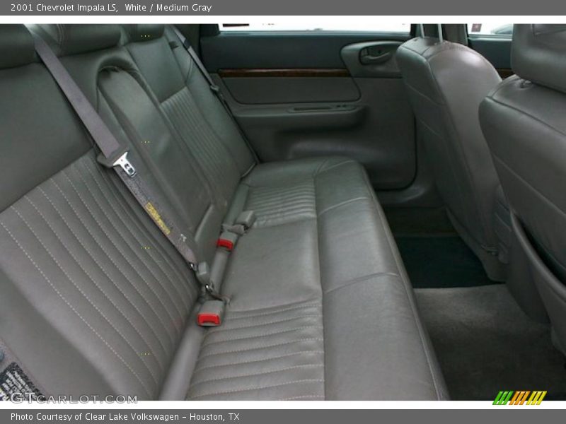 White / Medium Gray 2001 Chevrolet Impala LS
