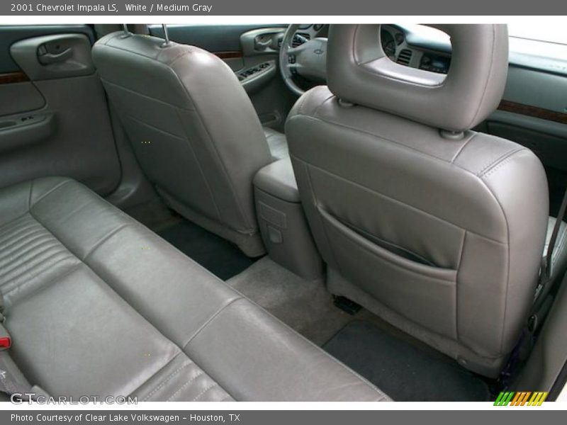 White / Medium Gray 2001 Chevrolet Impala LS