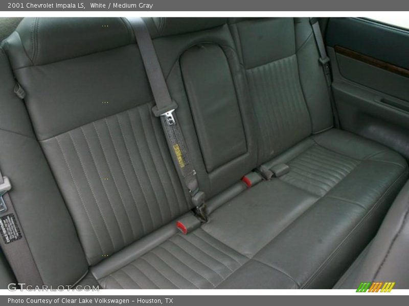 White / Medium Gray 2001 Chevrolet Impala LS