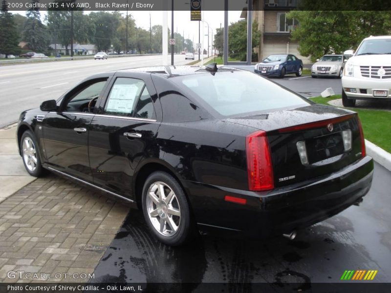 Black Raven / Ebony 2009 Cadillac STS 4 V6 AWD